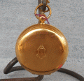 INSCRIBED IDd GOLD POCKET WATCH