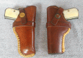 COLT MODEL M HEISER HOLSTERS LEFT AND RIGHT