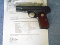 COLT 1903 .32 U.S. PROPERTY WB INSPECTED LETTERS