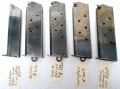 RARE MAGAZINES TYPE 1 EXPOSED BASE PLATE, TWO SPRINGFIELDS, KEY HOLE